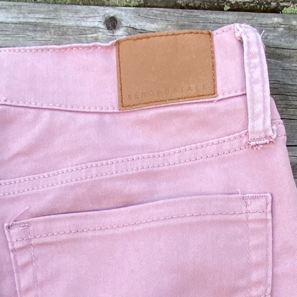 Aeropostale pink high waist skinny jeans size 4 regular - Picture 12 of 12